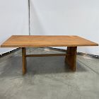 Open Box: Innis Round Dining Table (77") - Toasted Oak