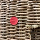 Open Box: Mushroom Baskets, Set of 2 - Natural/Light