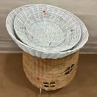 Open Box: Mushroom Baskets, Set of 2 - Natural/Light