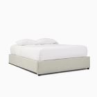 Upholstered Low Profile Bed Frame with Storage Options