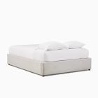 Upholstered Low Profile Bed Frame with Storage Options