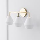 Sculptural 3-Light Geo Sconce (6"&ndash;6.5")