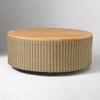 Cassis Outdoor Teak Storage Coffee Table (32")