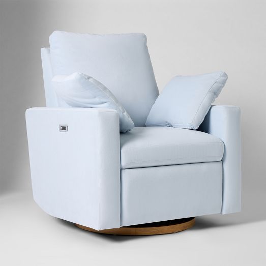 Harmony Manual & Power Swivel Glider Recliner by West Elm