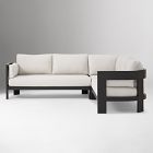 Caldera Aluminum Outdoor 3-Piece L-Shaped Sectional (100")