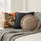 Gilded Halloween Pillow Cover &amp; Throw Set
