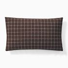 Tailored Grid Pillow Cover