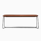 Slope Leather Dining Bench (52")