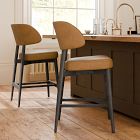 Hyde Leather Bar &amp; Counter Stools