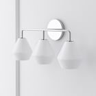 Sculptural 3-Light Geo Sconce (6"&ndash;6.5")