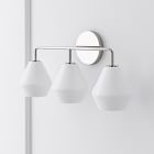 Sculptural 3-Light Geo Sconce (6"&ndash;6.5")