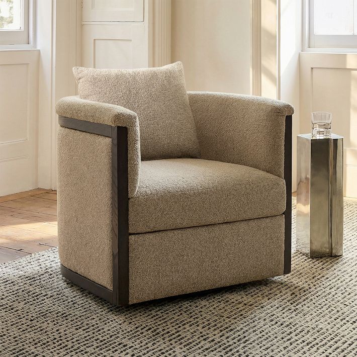 Russell Bent Ply Chair, Walnut & Bronze | West Elm