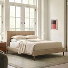 Emmett Nontufted Bed - Wood Legs