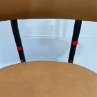 Open Box: Grier Leather Bar Stool (30"H) - Ludlow Leather Sesame, Textured Antique Bronze