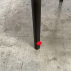 Open Box: Grier Bar Stool (30"H) - Ludlow Leather Sesame, Textured Antique Bronze