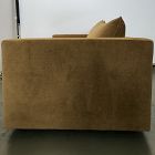 Open Box: Melbourne Sofa with Bench Cushion (76") - Performance Distressed Velvet Golden Oak