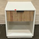 Open Box: Quinn Open Nightstand (16.75"W x 19"H) - Cerused White