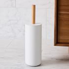 Open Box: Kaloh Toilet Brush, Metal - White