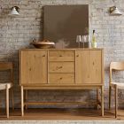 Siobhan Oak Tall Sideboard (50")