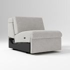 Open Box: Enzo Motion Armless Single - Performance Coastal Linen Storm Gray