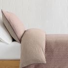 Reversible Micro Pattern Duvet Cover &amp; Shams