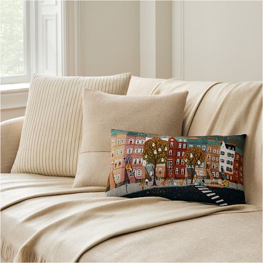 Autumn Stroll Pillow Cover & Throw Set by West Elm