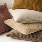 Corded Bias Velvet Pillow Cover