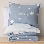Star Chambray Bedding Set