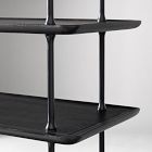 Sintra Wood &amp; Metal Bookcase (60")