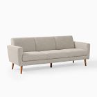 Open Box: Oliver Sofa (82") - Twill Dove, Light Walnut