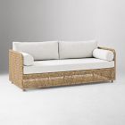 Coastal Wicker Outdoor Sofa (76"&ndash;86")
