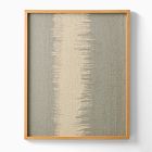 Open Box: Two-Tone Fabric Wall Art (26"W x 32"H) - Blue, Natural