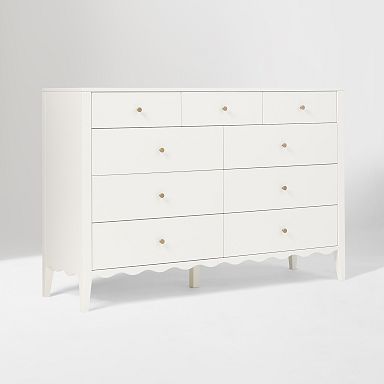 white childrens dresser Furniture of America Gertie White Wood 6-Drawer Kids Dresser