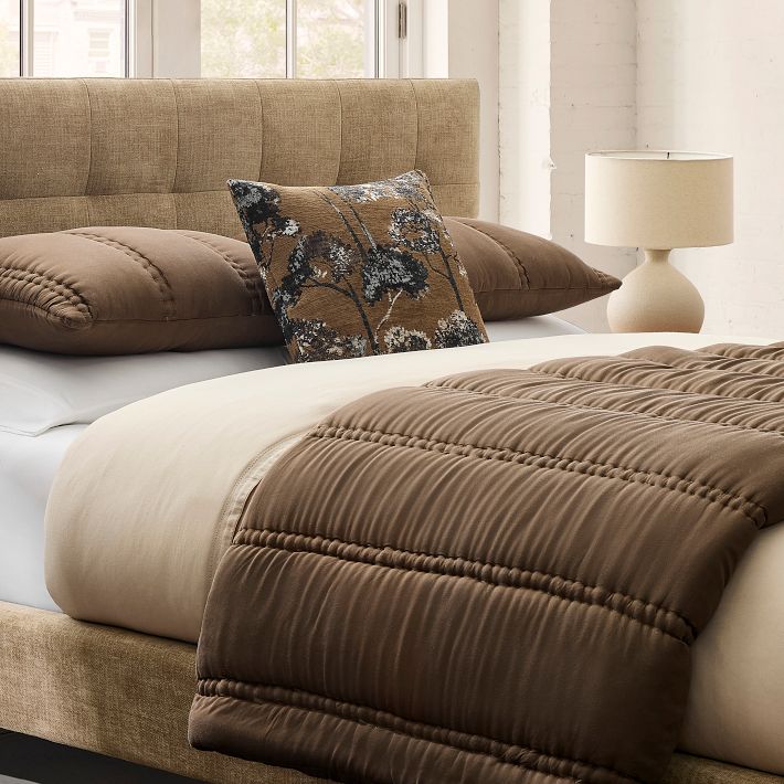 Silky TENCEL™ Plush Comforter & Shams | West Elm