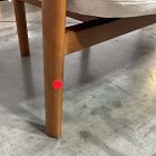 Open Box: Craig Expressed Wood Chair - Performance Distressed Velvet Sand, Cool Walnut