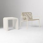 Oceana Outdoor Lounge Chair &amp; Syros Side Table (19") Set