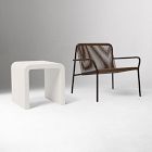 Oceana Outdoor Lounge Chair &amp; Syros Side Table (19") Set