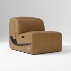 Open Box: Leo Motion Reclining Leather Motion Armless Single - Ludlow Leather Sesame