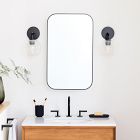 Open Box: Seamless Medicine Cabinet (16.5" x 27.5") - Matte Black