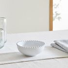Costa Nova Pearl White Stoneware Low Bowls