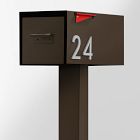 Post &amp; Porch Malone Post-Mounted Mailbox
