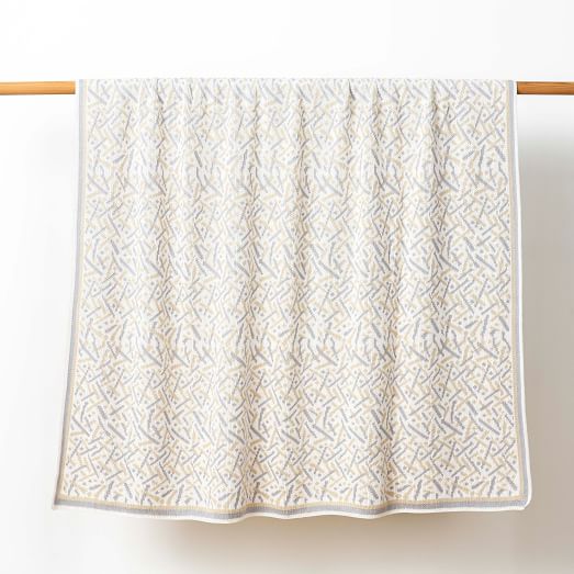 Made*Here New York Stardust Cotton Throw by West Elm