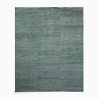 Hand-Knotted Solid Wool Rug