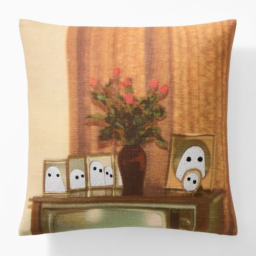 Angela Deane Ghost Pillow Cover by West Elm