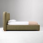 Pierce &amp; Ward Sculpted Upholstered Bed