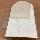 Open Box: Arched Metal Framed Medicine Cabinet (16.5"W x 31"H) - Antique Brass