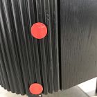 Open Box: Ellington Nightstand (24") - Black, Champagne Bronze