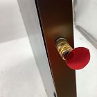 Open Box: Metal Frame Rectangle Pivot Mirror (23"W x 35"H) - Antique Brass
