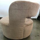 Open Box: Millie Swivel Chair - Performance Distressed Velvet Mauve