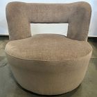 Open Box: Millie Swivel Chair - Performance Distressed Velvet Mauve